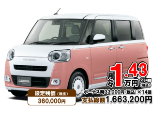 ムーヴキャンバス ストライプス